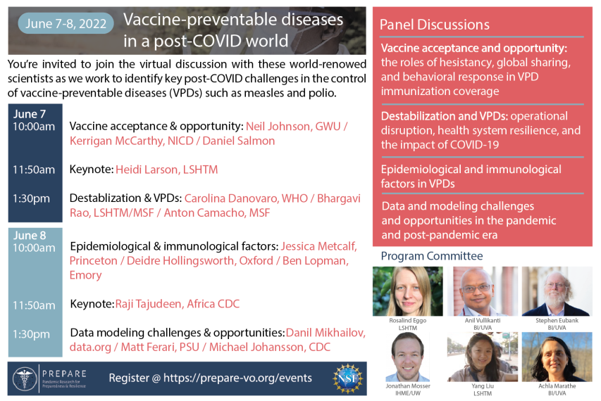 Vaccine-preventable disesases workshop announcement